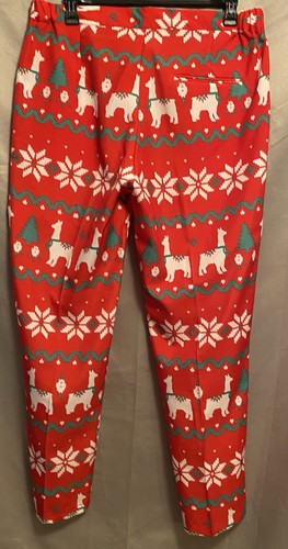 Happy Hour de Tipsy Elves Llama Navidad Tacky Traje Feo con Corbata Talla XL - Imagen 8 de 12