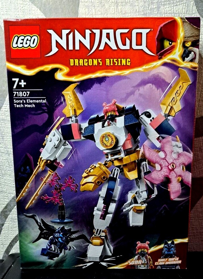 、 Buy LEGO 71807 Ninjago Sora's Element Power Mech Suit Ages 7