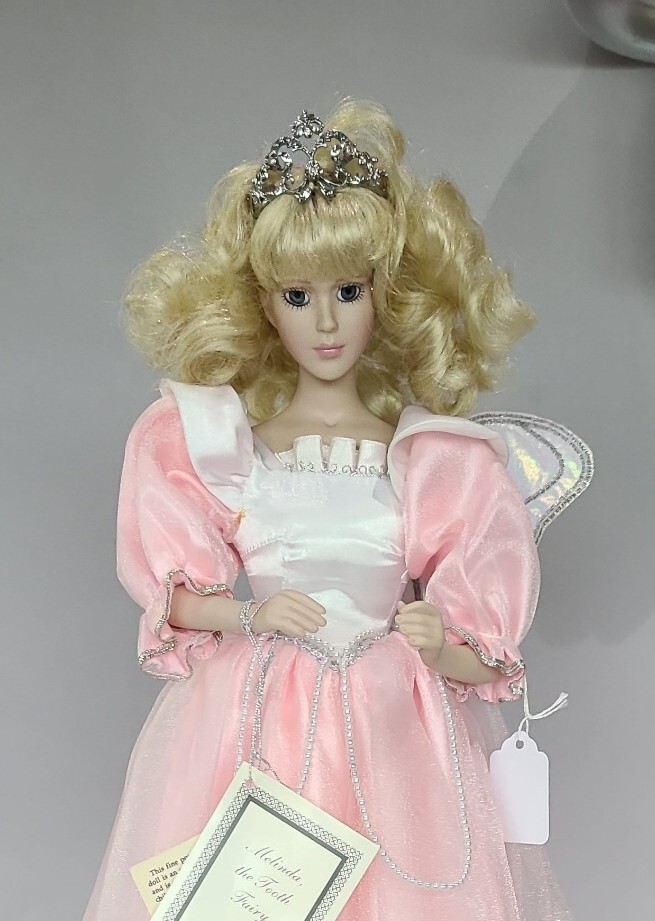 377 GORHAM ♡ MELINDA THE TOOTH FAIRY PORCELAIN DOLL 16.5