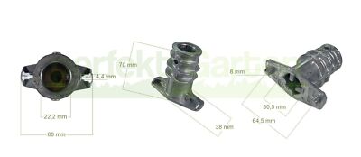 Messerhalter Ø22,2 mm für Viking MB 3R 410 415 443 448.1 T X C TC TX/61057025021