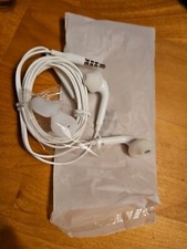 SAMSUNG EG920BW OEM Wired 3.5mm White Headset Earbuds Headphones 1 Pair New