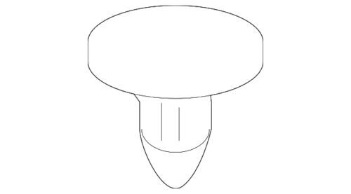 Retenedor de cubierta del parachoques para Ford (N/P W710923-S300)