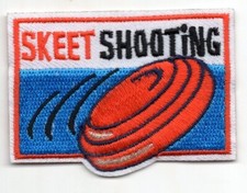 SKEET SHOOTING Iron On Patch Guns Rifles