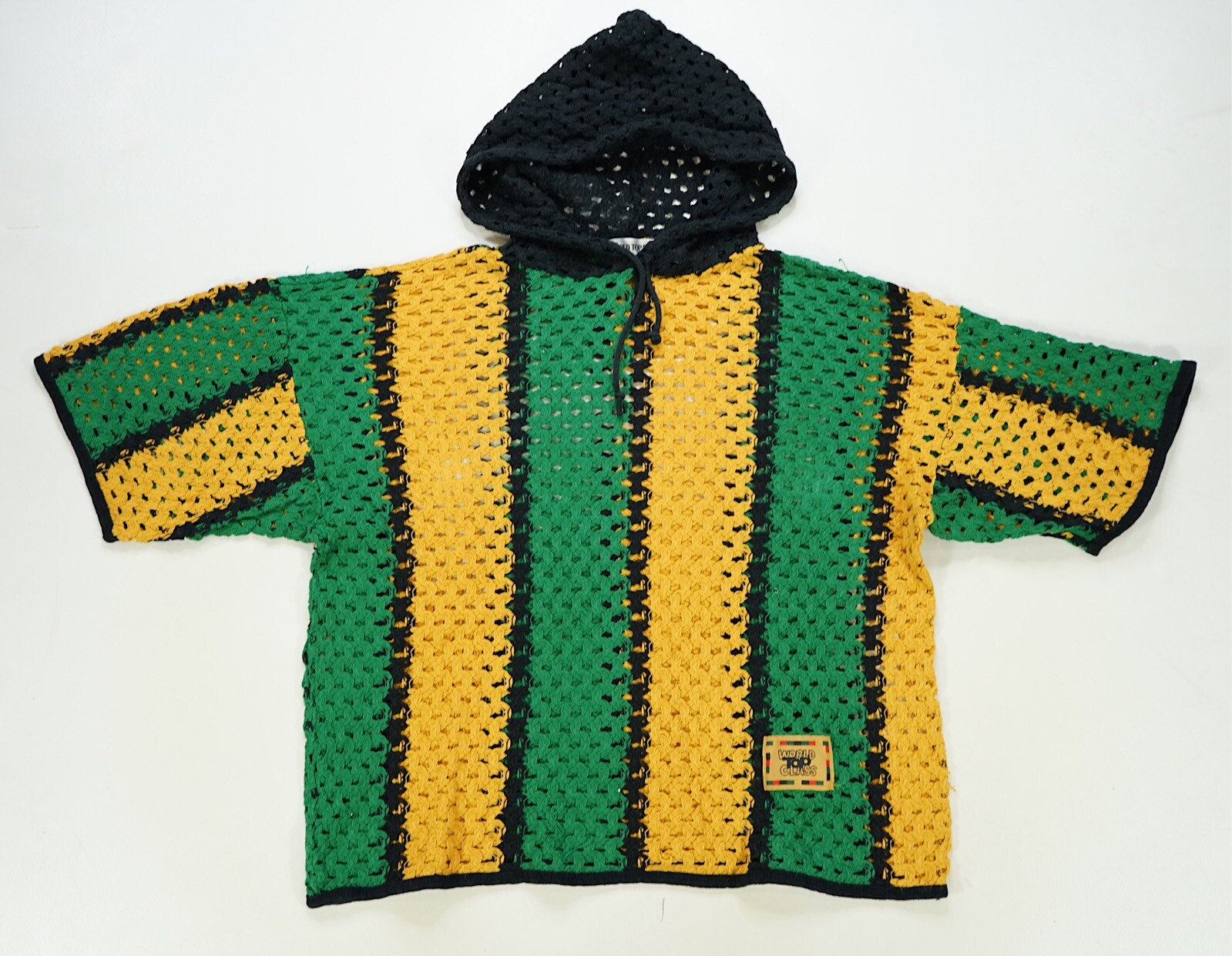 ALTRA Raro Maglione con Felpa con Felpa con Cappuccio Vintage TOP CLASS Colore Blocco A Righe Maglia anni 80 90 XL