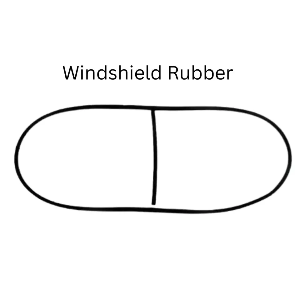 For 1946-1948 DeSoto S-11 Club Coupe Complete Master Weatherstrip Package - Image 2 of 4