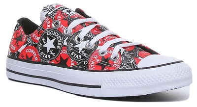 converse multi logo black