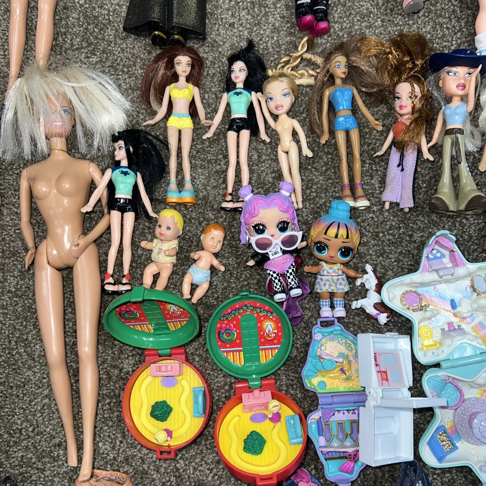  mixed dolls other doll clothes accessories shoes variety 