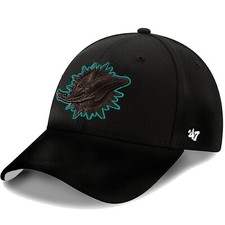 NWT Authentic NFL Miami Dolphins 47' Brand MVP Team Logo Black Curved Bill Hat
