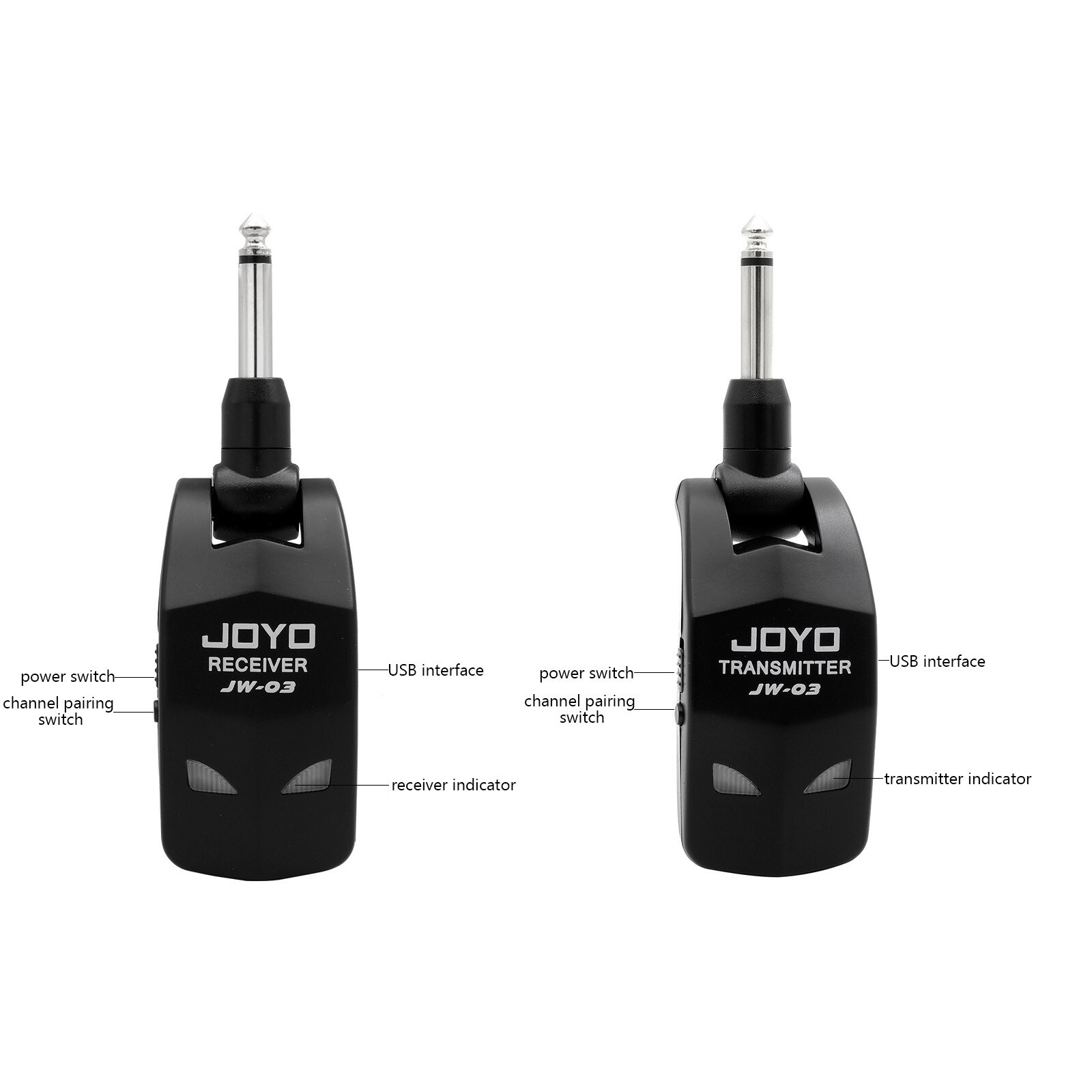 JOYO JW03 2.4GHz Guitar Wireless System Transmitter Receiver eBay