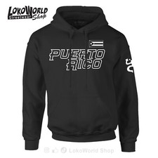 Puerto Rico, Flag, Baseball, Boricua, Bandera, Black Hoodie
