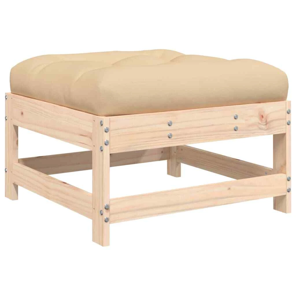 vidaXL Patio Footstools - Thumbnail 2