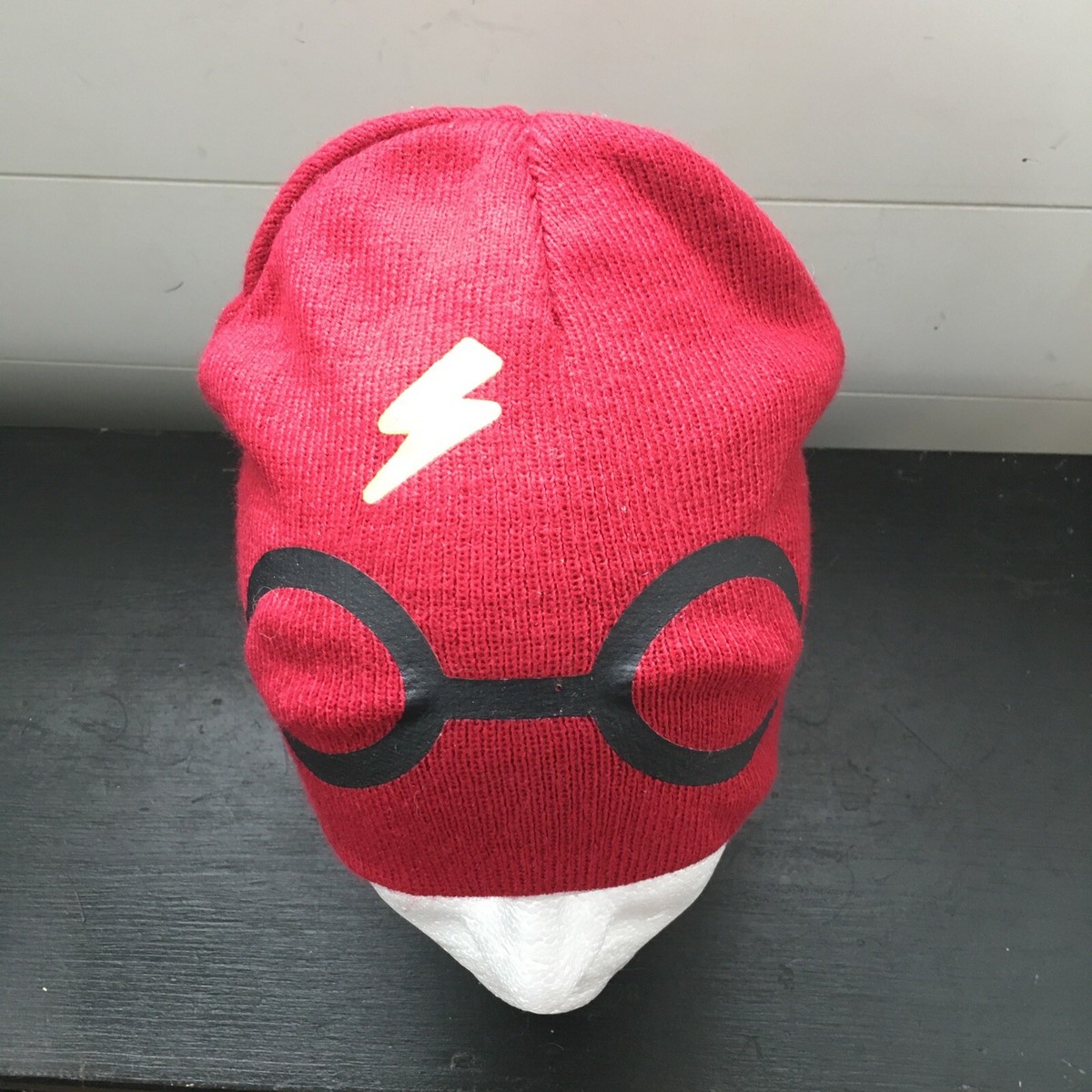 Harry Potter Official Knit Beanie Hat Lightning Bolt Glasses  display picture 1