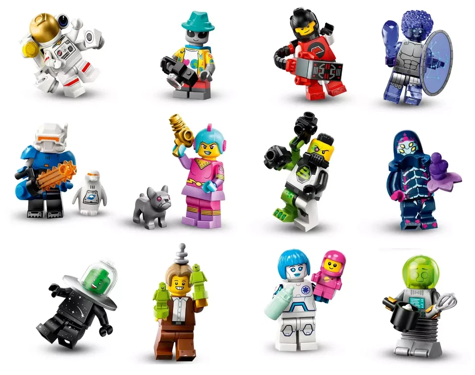 Complete Set of (12) Lego Series 26 Space Minifigures 71046 New Sealed 2024 - Image 4 of 4