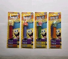 SpongeBob SquarePants 2014 Pez Dispenser Set Of 4 Patrick Gary Squidward