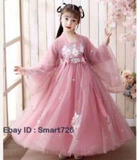 Hanfu Costume Girl Hanfu Tang Dynasty Chinese Princess Fairy Dress Kids Clothing