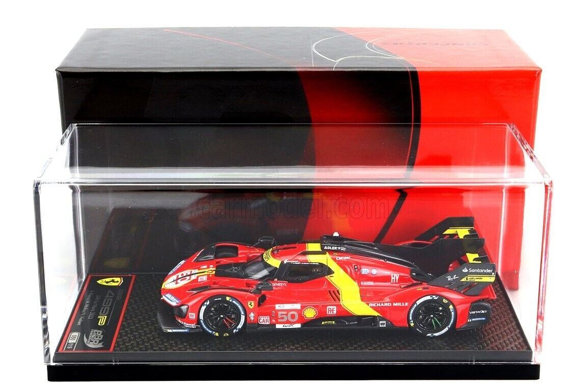 ミニカー BBR 1/43 Ferrari 499P and Ferrari SF23 Model Car 1:43 BBR Models Ferrari 499P AF Corse 24H Le Mans 2023