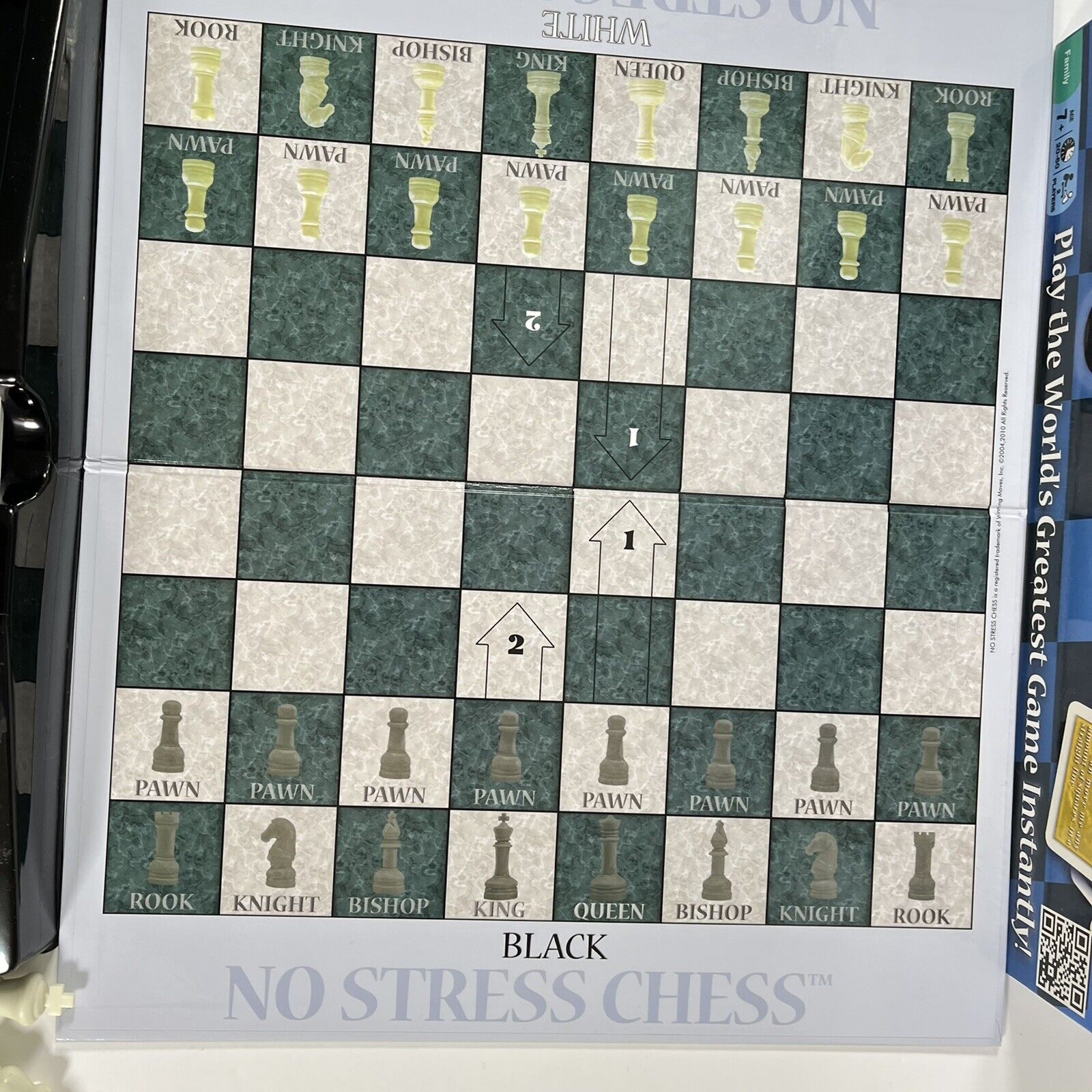 No Stress Chess Board Game Easy Learn Chess Game Age 7+ New and Factory  Sealed