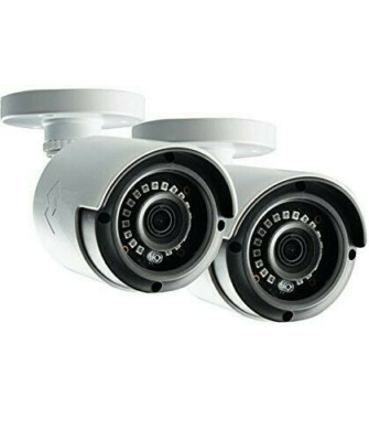 Lorex LAB243 2K 4MP Super HD Bullet Security Cameras, 130ft, CNV (2 Pack)