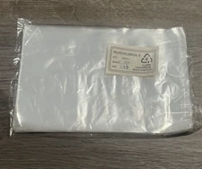 6"x9" Clear Plastic Bags 100 Flat Open Top Poly Baggies 1Mil