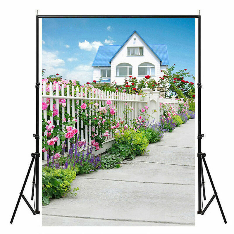 Flower Garden Photography Backdrop Photo Studio Background Props Wedding  Holiday | eBay