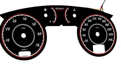 Renault Megane 1999-2002 after lifting design 1 glow gauge plasma dials tachosch