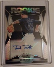 2019 Panini Prizm SILVER Auto RC Dean Deetz Houston Astros #RA-DD