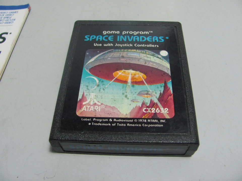 Space Invaders Atari 2600 PAL 1978 Cart With Manual Great Game Tested & Working - Image 2 of 4