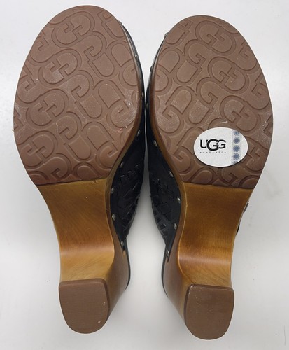 Ugg Australia Women’s Dark Blue Vivica Clogs SN 1952 Size 5 MINT! Free Shipping - Picture 5 of 6