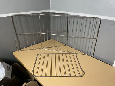 New! GE Gas Range Stove Oven (COMPLETE SET) Metal Rack with Broiler