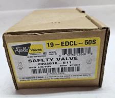 Apollo 19-EDCL-50S Valve 50PSI Pressure Relief Safety Valve #093918-511
