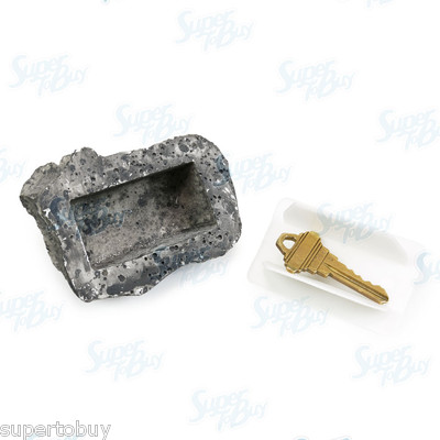 Hide-a-Key Realistic Looking Rock Safe Holder Outdoor Stone Look Spare Hider