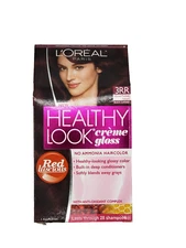 NEW L'Oreal Healthy Look Creme Gloss Hair Color 3RR Vibrant Darkest Auburn