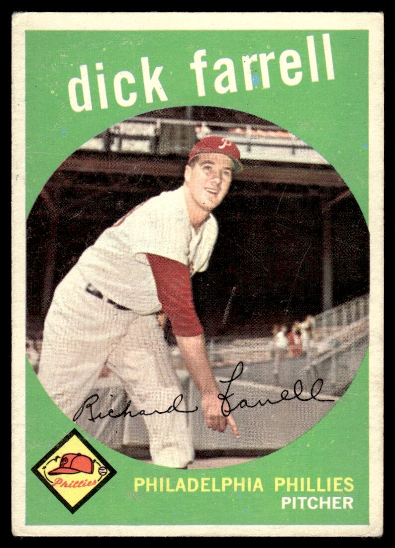 1959 Topps Dick Farrell Philadelphia Phillies #175
