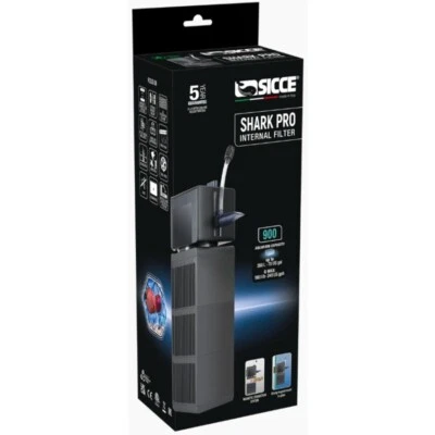 SICCE Shark PRO 900 - Innenfilter 900 l/h - 10 Watt - für Aquarien bis 260 L