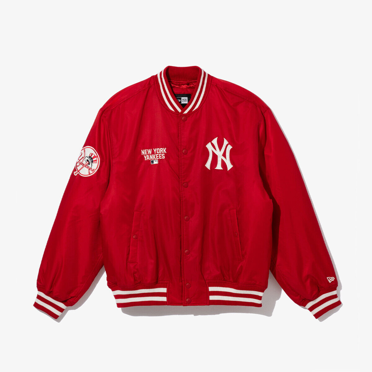 New Era MLB New York Yankees Logo Stadium Jacket, Red | eBay New Era MLB New York Yankees Logo Stadium Jacket, Red | eBay