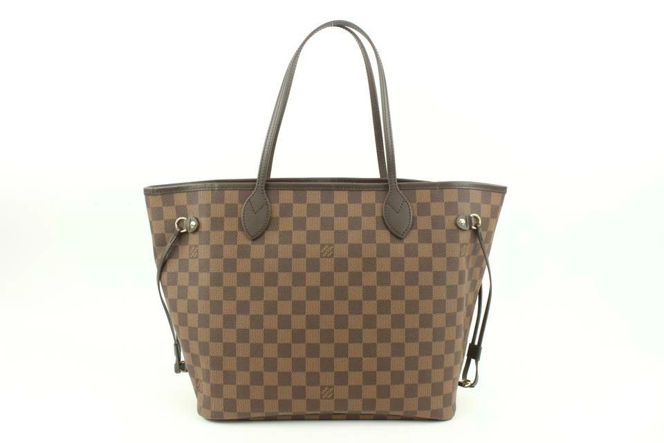 Louis Vuitton Damier Ebene Ballerine Pink Neverfull MM Tote Bag