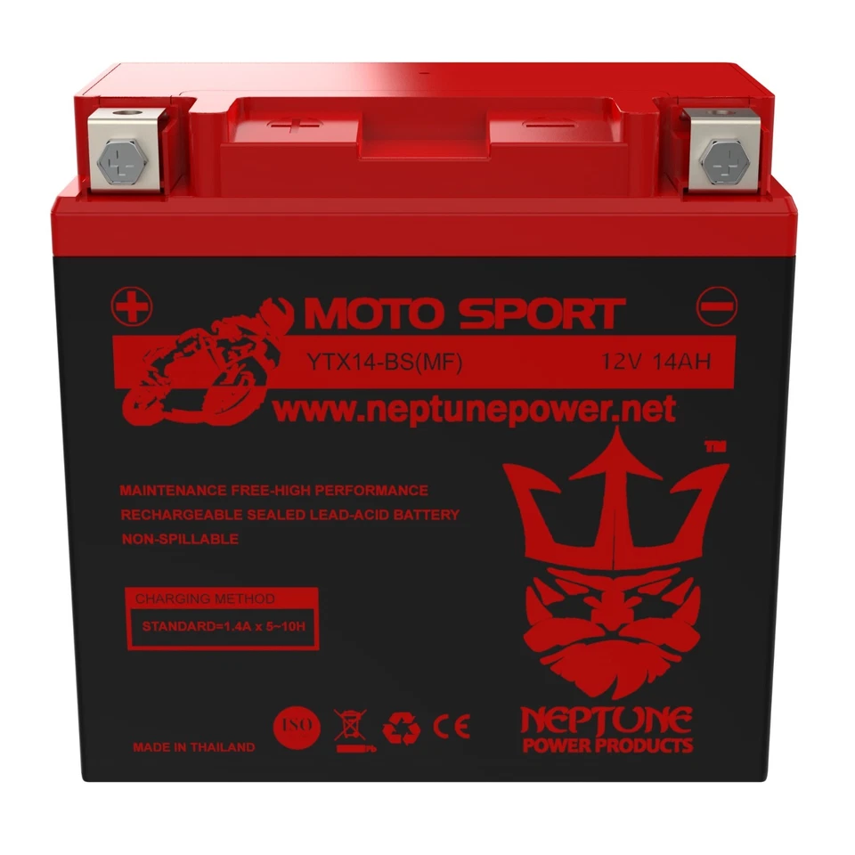 Kawasaki KVF750-A, B Brute Force 750 4x4, 2005-2017 YTX14-BS Battery by Neptune - Изображение 4 из 4