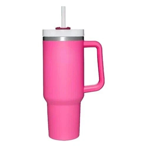 Custom 40oz Tumbler With Handle & Straw Lid Travel Quencher