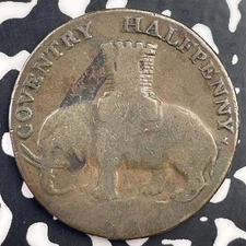 1792 G.B. Coventry Lady Godiva 1/2 Penny Conder Token Lot#C1823