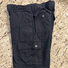 Arizona boys 14H black cargo shorts Size 14 cargo summer