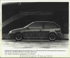 1989 Press Photo 1990 Suzuki Swift GT - tua54519