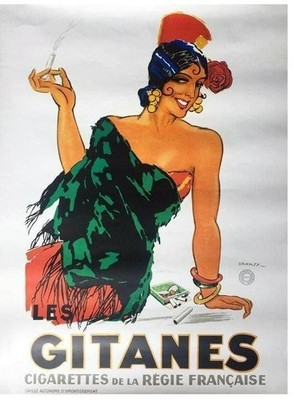 Vintage GITANES Zigaretten Spielkartendeck mit 32 Playing Cards Poker
