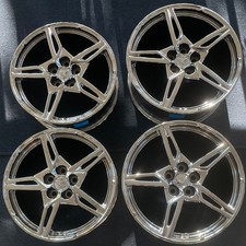 Corvette C8 Wheels Chrome Pvd Front Rear 19x8.5 20x11 2020 - 25 14007 14008