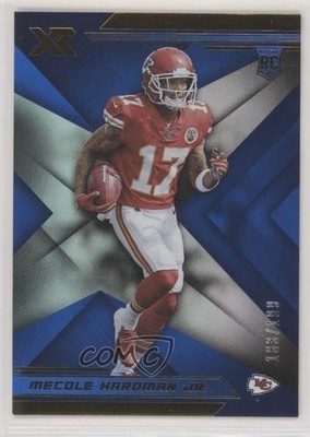 2019 Panini XR Rookies Blue 183/199 Mecole Hardman Jr #115 Rookie RC 03mf