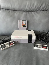 Nintendo NES Console 2 Remotes And Super Mario Bros