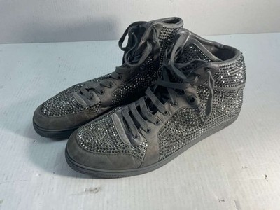 Gucci Mens Satin Crystal Coda High Top Sneakers Size 15 Pre-Owned 