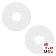 5th Wheel Hitch Lube Plate 10in RV Camper Trailer Fifth Wheel white-10in-2pack