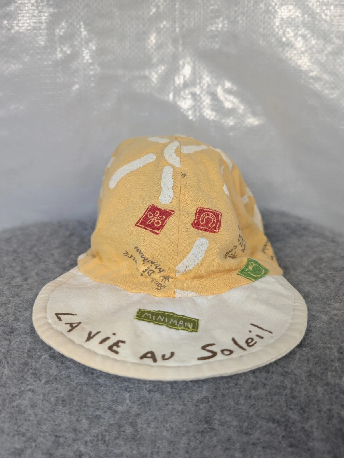 Vintage New Man Baby Cap Elastic Graphic Print MINIMAN France GUC Rare Travel
Opens in a new window