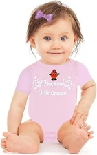 Two Feet Ahead Infant Newborn Bodysuit Creeper Pink Syracuse  12 Months