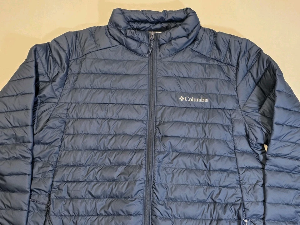 Columbia Mens Silver Falls II Insulated Synthetic Puffer Jacket - Mens Large - Image 4 of 4